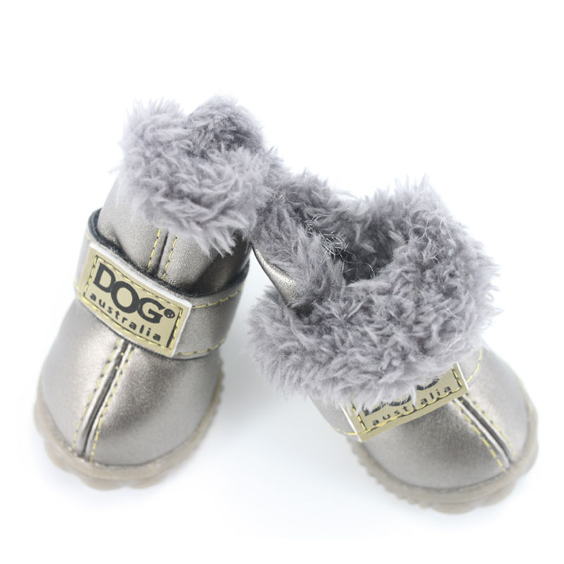 Dog's Waterproof Winter Shoes Set