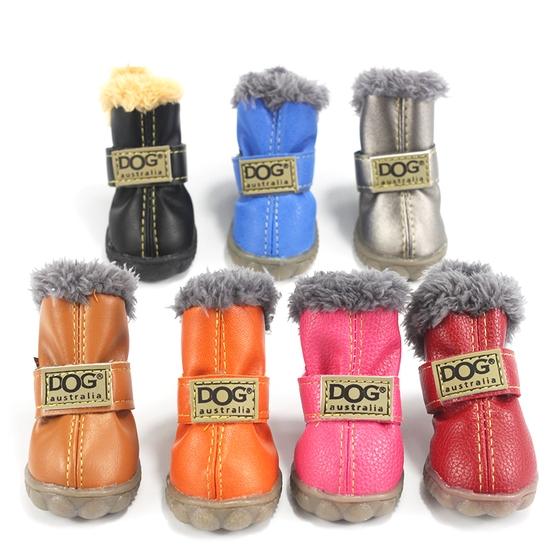 Dog's Waterproof Winter Shoe Sets